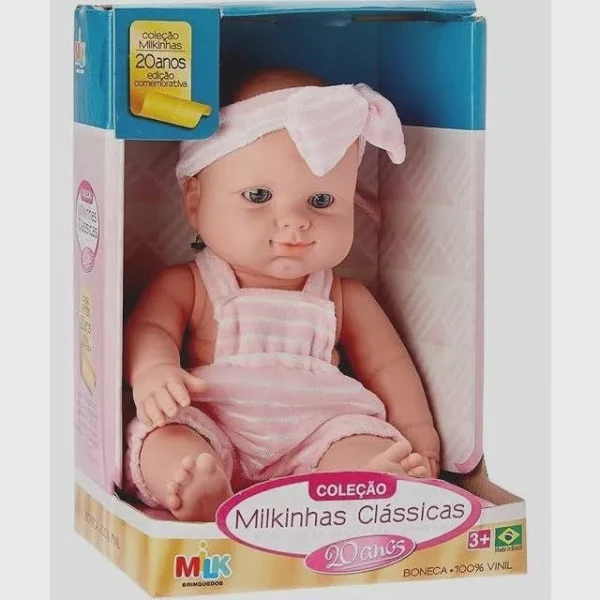 Boneca Milkinhas 100% Vinil macia Milk