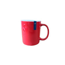 Caneca Cerâmica Iris Dual Vermelho e Branco 300ml