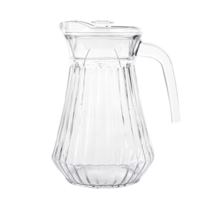 Jarra de Vidro Cristal COM TAMPA 1300ML