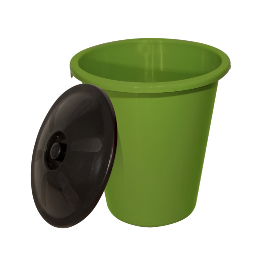 BALDE COM TAMPA 100L CORES VARIADAS - IBAP