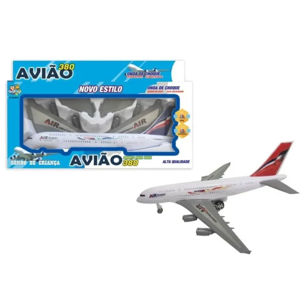 Brinquedo Avião 380 Pronto Para Voar