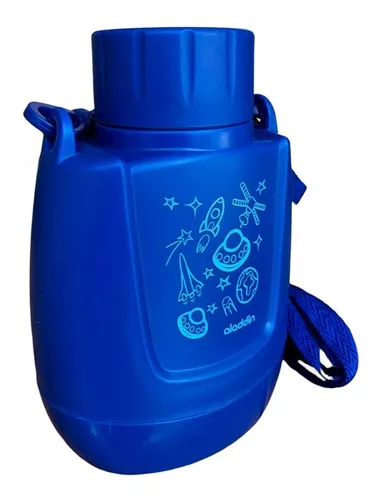 Garrafa Térmica Cantil Infantil Allddin 300ml Azul