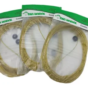 Corda Varal de Aço 10m  Resistente