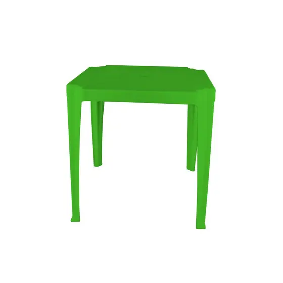 MESA PLÁSTICA QUADRADA 70X70 VERDE - IBAP