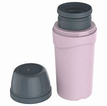 Garrafa Térmica Soprano Yuma 300ml Rosa e Cinza