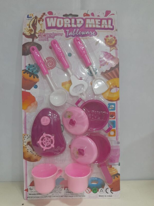 Brinquedo Conjunto Cozinha de Plástico World Meal