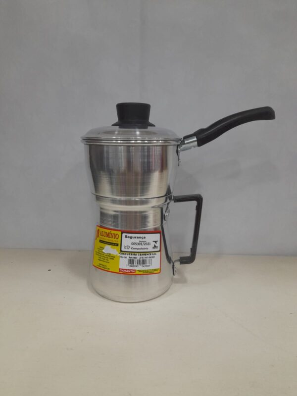 Cuscuzeira Cearense JR Alumínio 0,5L
