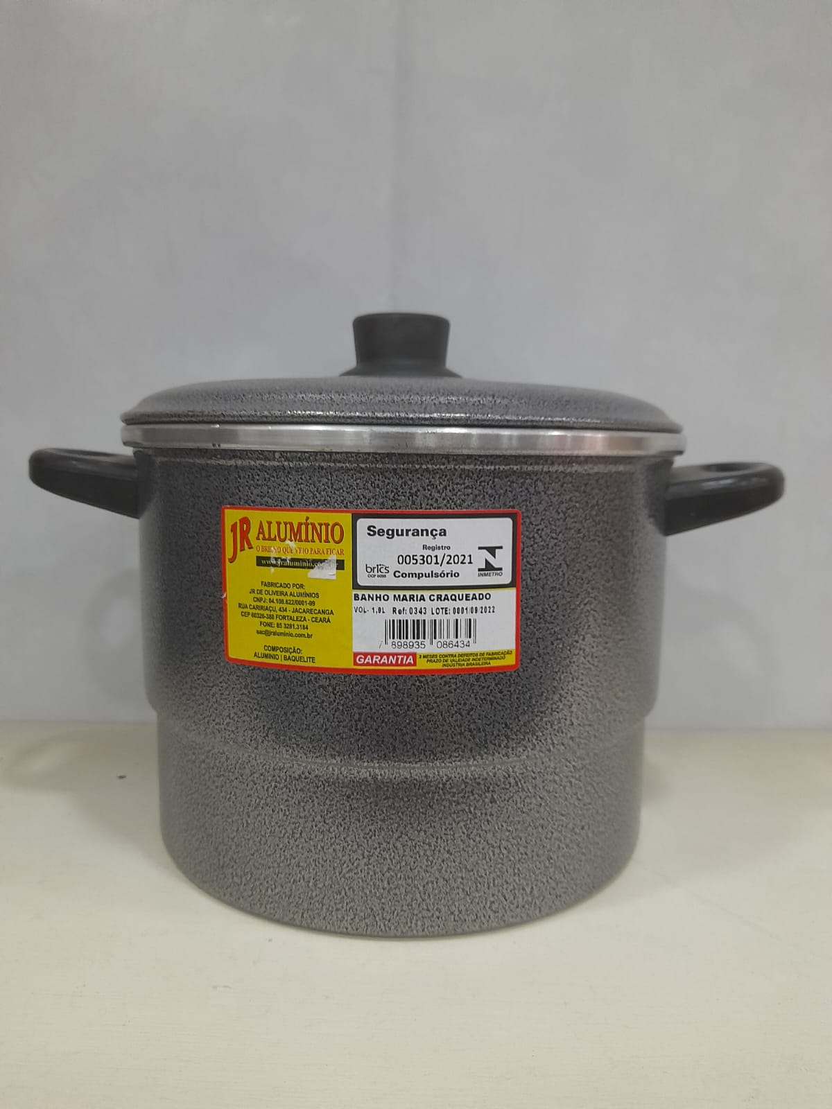 Panela Banho Maria 3em1 Craqueada