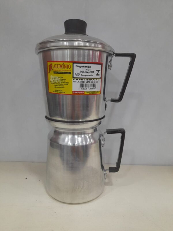 Cafeteira JR Alumínio 1L