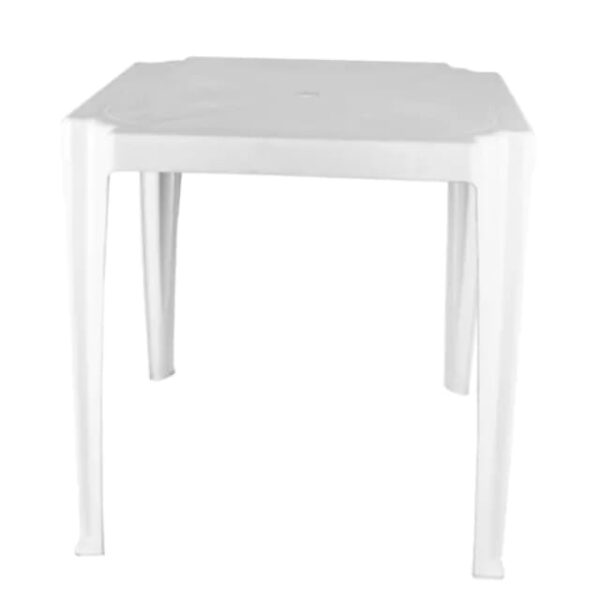 MESA PLÁSTICA QUADRADA 70X70 BRANCA - IBAP - Image 2