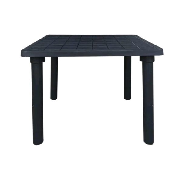 MESA PLÁSTICA DESMONTÁVEL QUADRADA PRETA - IDEAL PARA PISCINAS VARANDAS