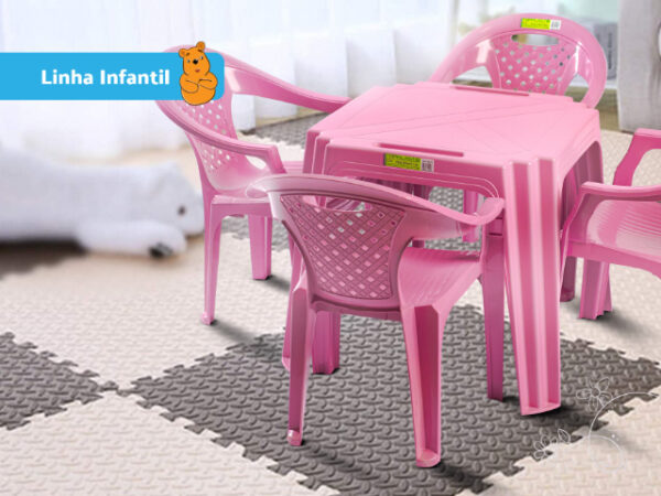 CADEIRA POLTRONA INFANTIL COR PINK - TOPPLAST - Image 2