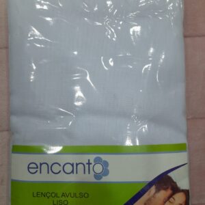 Lençol Avulso Liso Casal Branco 2,00m x 2,40m