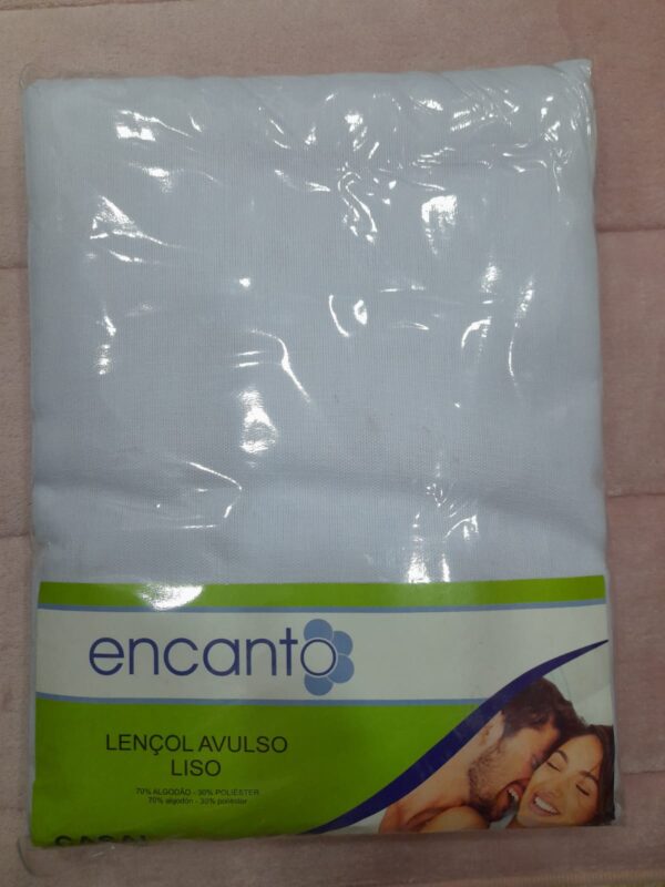 Lençol Avulso Liso Casal Branco 2,00m x 2,40m