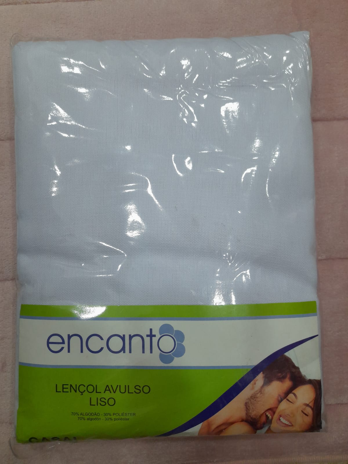 Lençol Avulso Liso Casal Branco 2,00m x 2,40m
