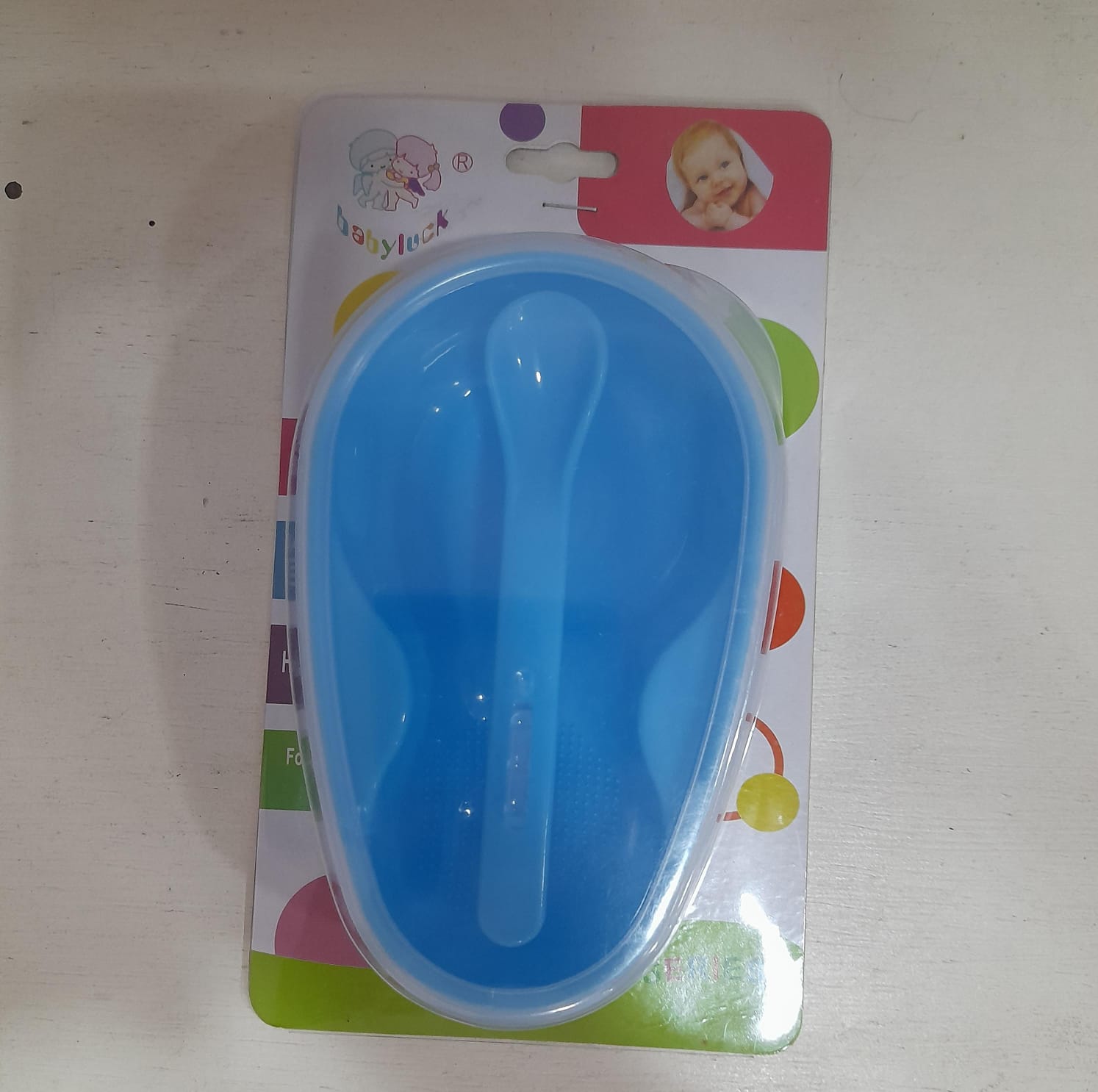 Kit Refeição Babyluck Tam PP Azul