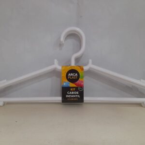 Kit Cabide Infantil 3UN Branco