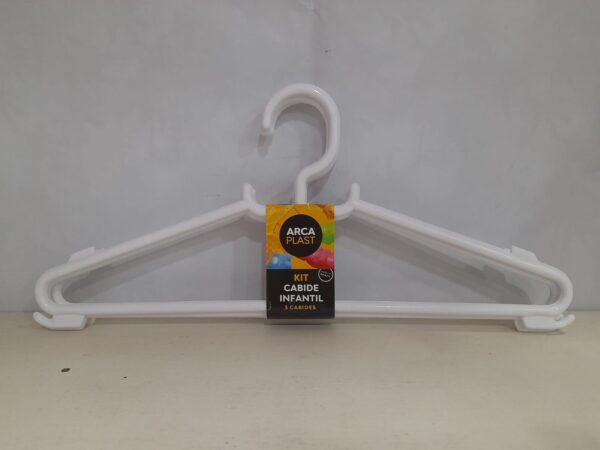 Kit Cabide Infantil 3UN Branco