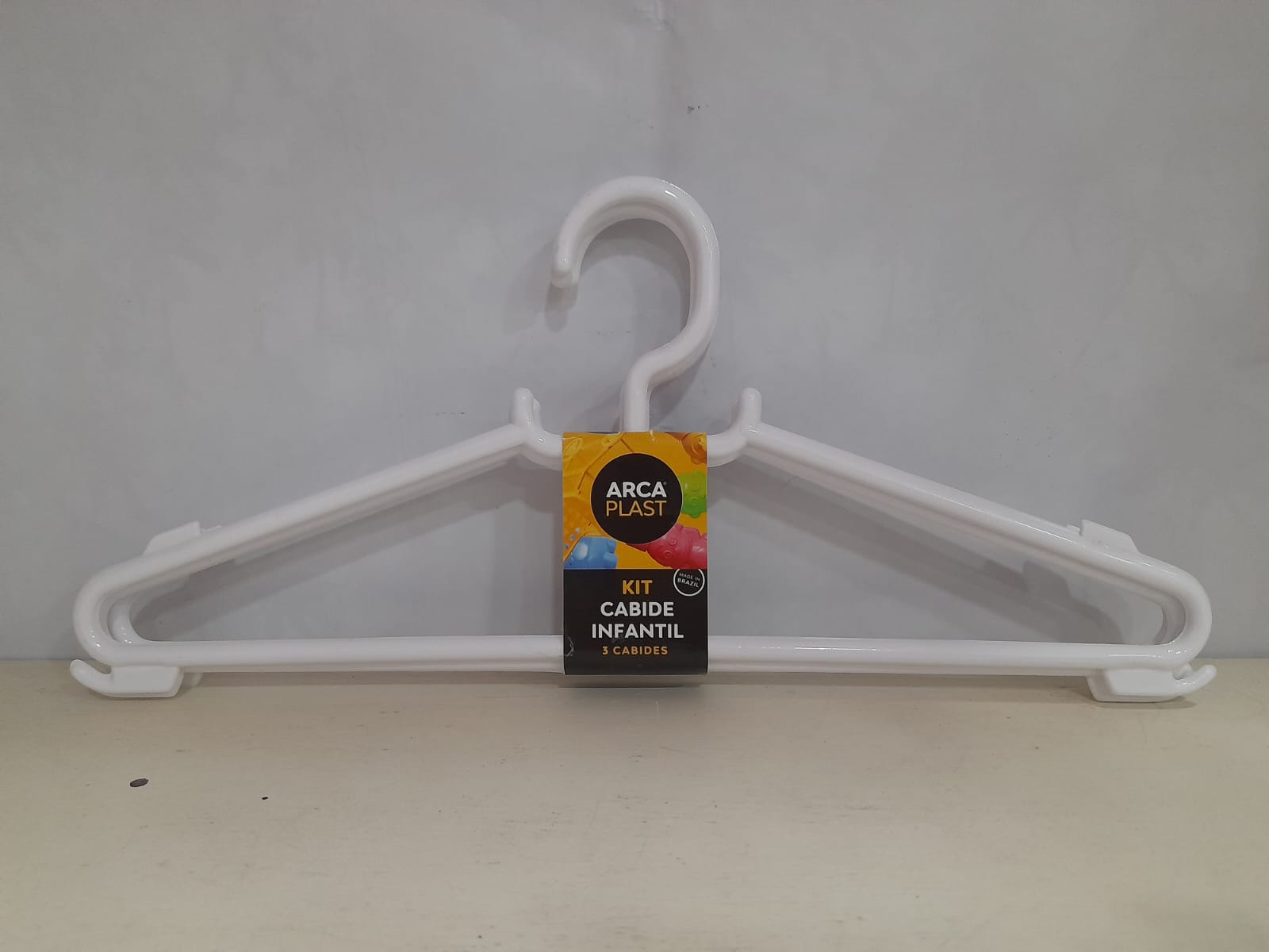 Kit Cabide Infantil 3UN Branco