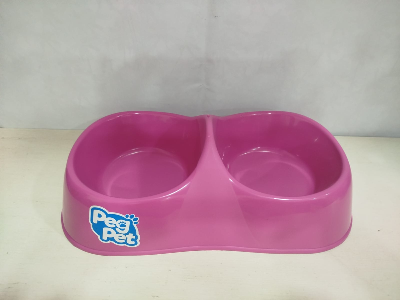 Comedouro Duplo Pet Rosa