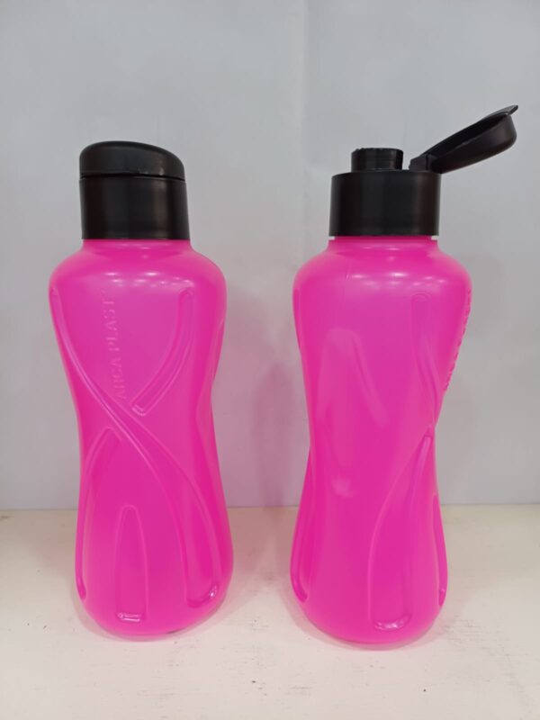 Garrafa Plástico Squeeze Top Ware Arca Plas 1L Rosa