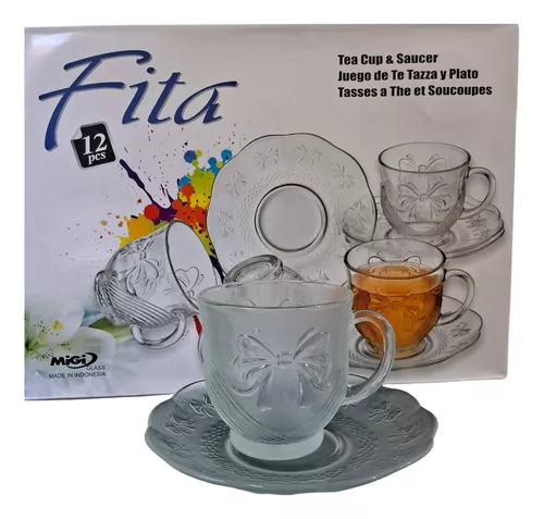 Jogo de Xicaras Fita 12 Peças