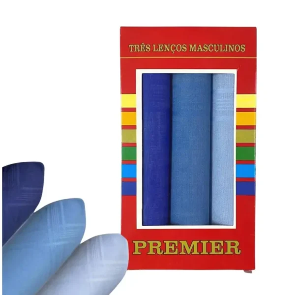 Caixa de Lenço Masculinos 3UN