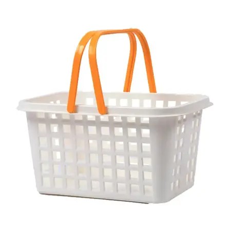 Cestos Multiuso Branco Com Alças 24x18x12cm