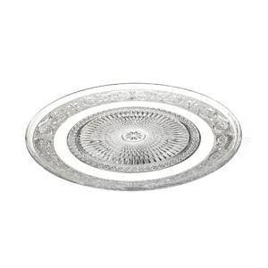 Prato Bolo Vidro Cristal
