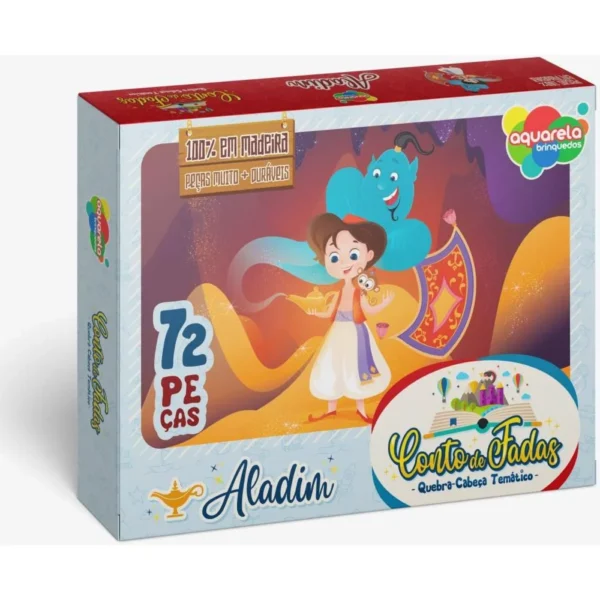 Quebra Cabeça Aladin 72 Peças