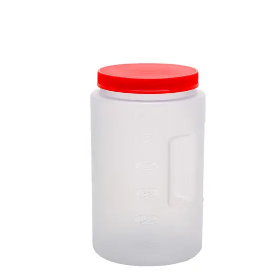 Pote Mantimento Tampa Rosa 3L Vermelho