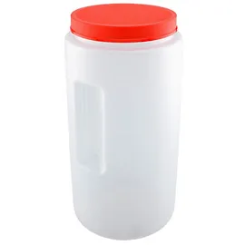 Pote Mantimento Tampa Rosa 4L Vermelho