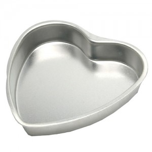 Forma de Bolo Coração Alumino Nº3
