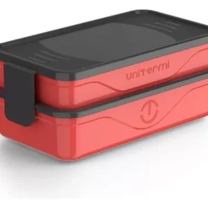 Marmita Térmica Organizadora T/Cinza C/Rosa 1,3L