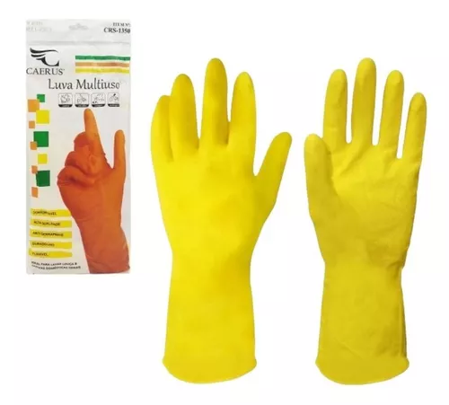 Luva Caerus Antiderrapante Multiuso Feita de Latex
