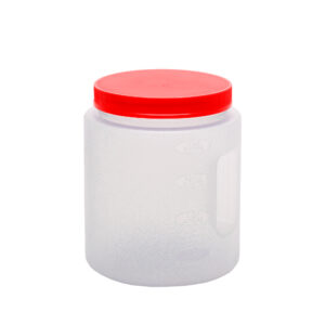 Pote Mantimento Tampa Rosa 2L Vermelho