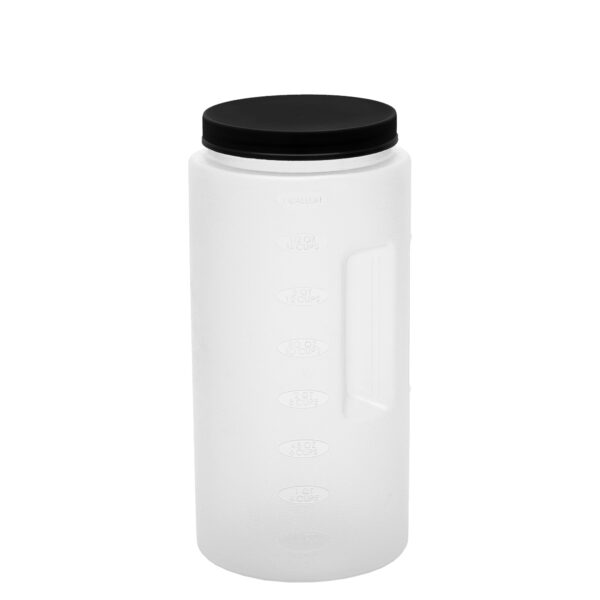 Pote Mantimento Tampa Rosa 4L Preto