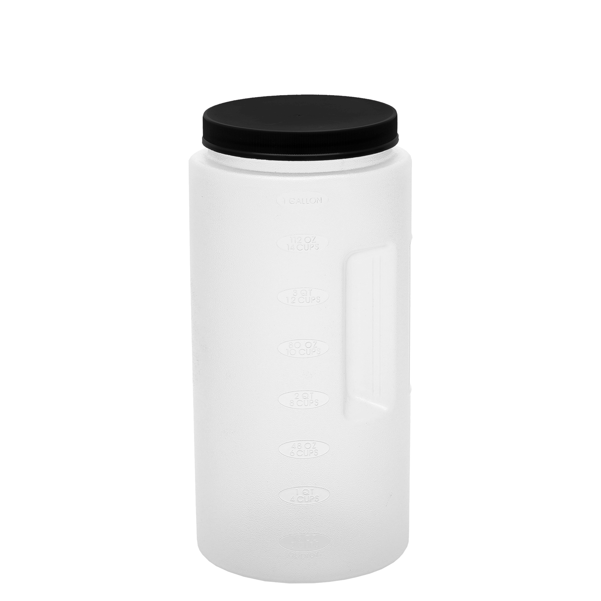Pote Mantimento Tampa Rosa 4L Preto