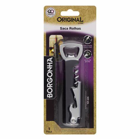 Saca Rolha Com Abridor 12cm