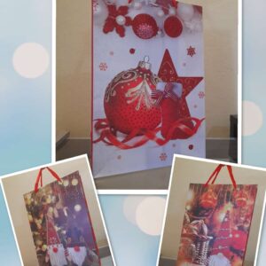 Sacolas Natalina Para Presente Tamanho G