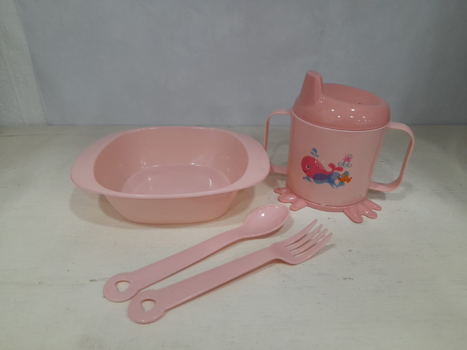 Kit Refeição Mbaby Rosa
