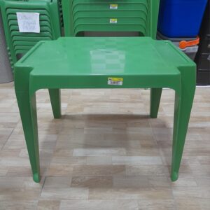 MESA PLÁSTICA INFANTIL COR VERDE