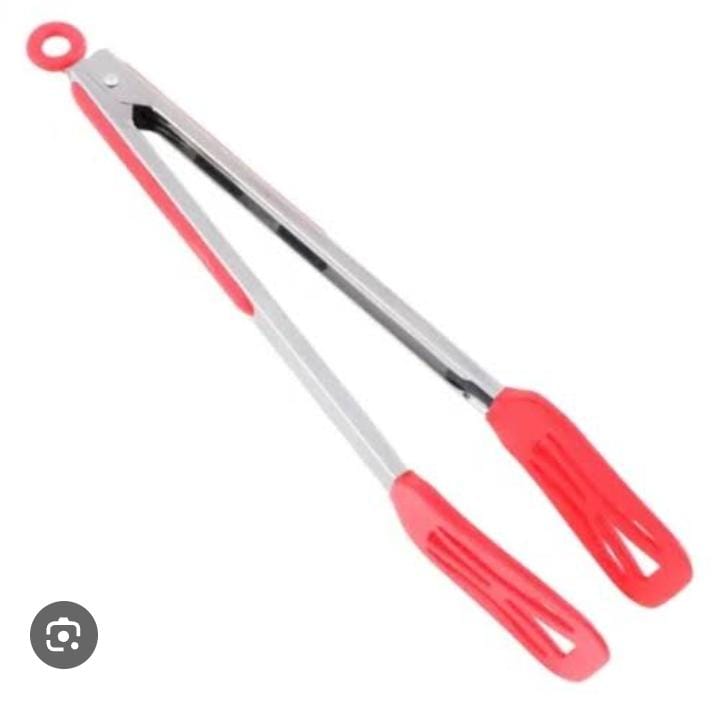 Pegador em Inox com Silicone Util Bazar 30cm