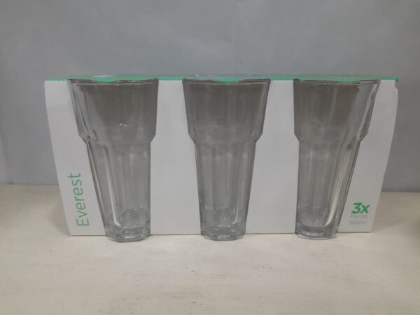 jogo de copo 3 Peças 365ml Vidro HIB