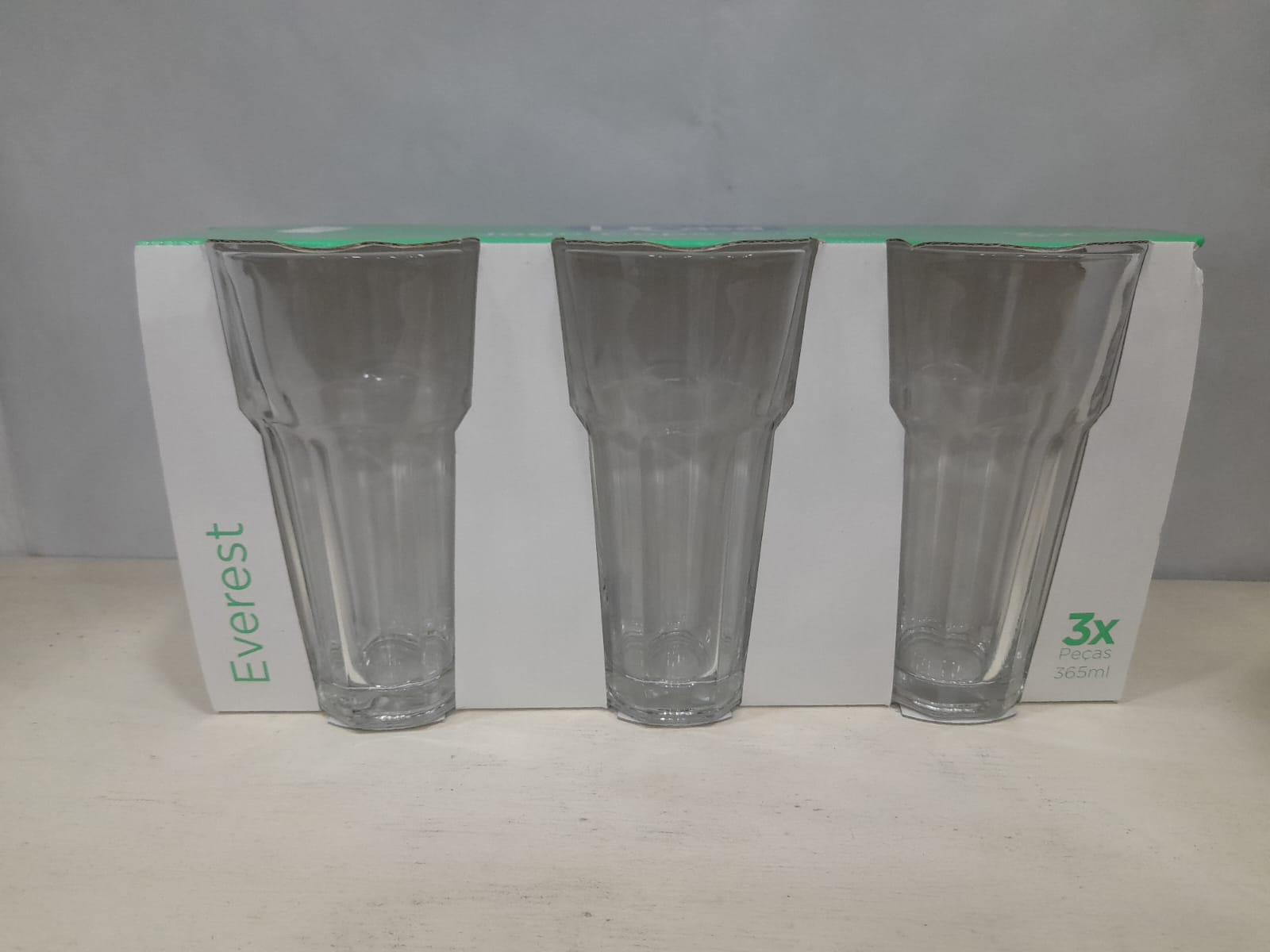 jogo de copo 3 Peças 365ml Vidro HIB
