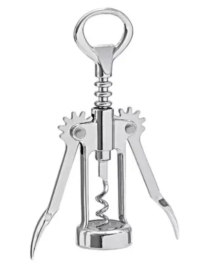 Saca-Rolha Com Abridor Útil Bazar Inox