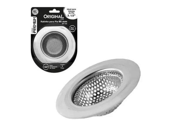 Ralinho para Pia 9,0cm Aço Inox Original