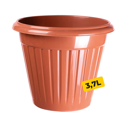 Vaso Redondo Marron Nº 22 3,7L- Lummar