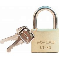 Cadeado de Latão Prado nº40