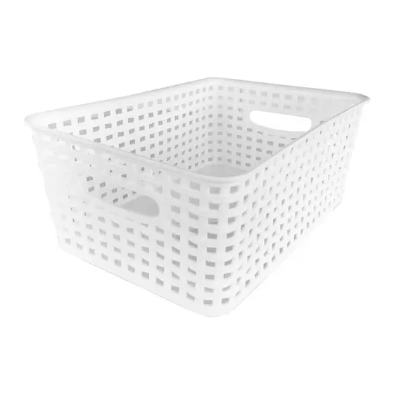 Cesto Italy 7,7L 12x22x31cm Branca